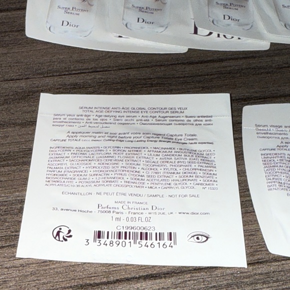 Dior Capture Totale Super Potent Eye Serum & Super Potent Serum total 🟰 10 pcs - Picture 3 of 4
